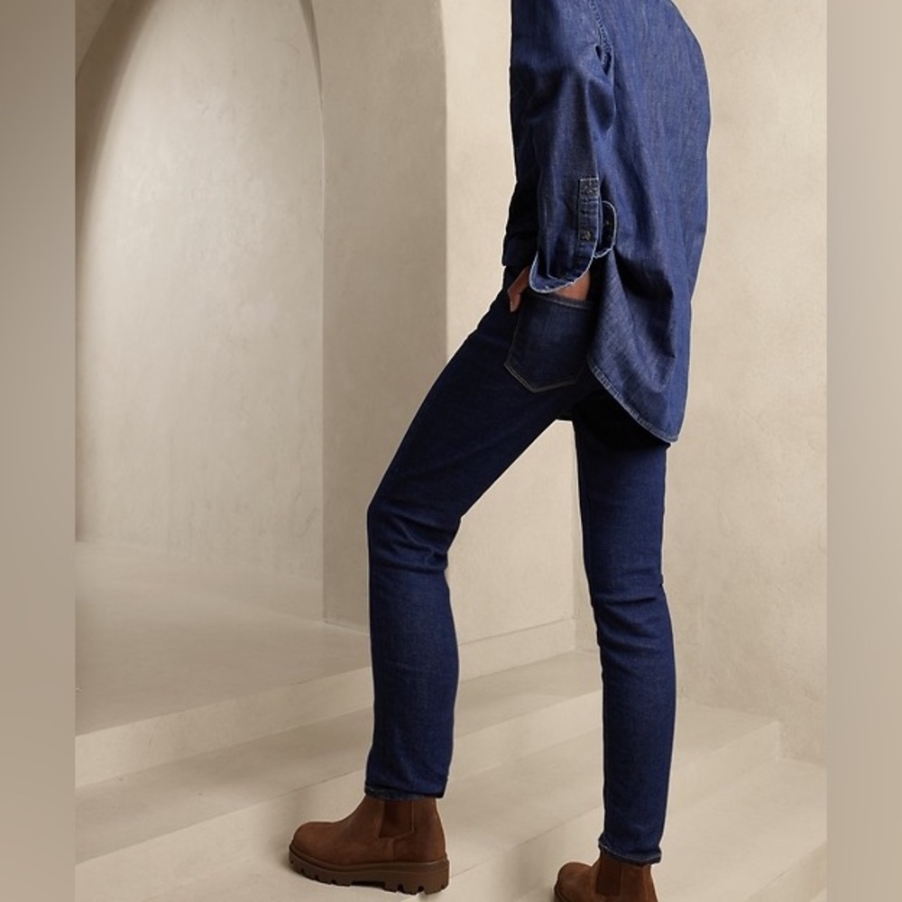 Banana Republic high rise skinny jeans